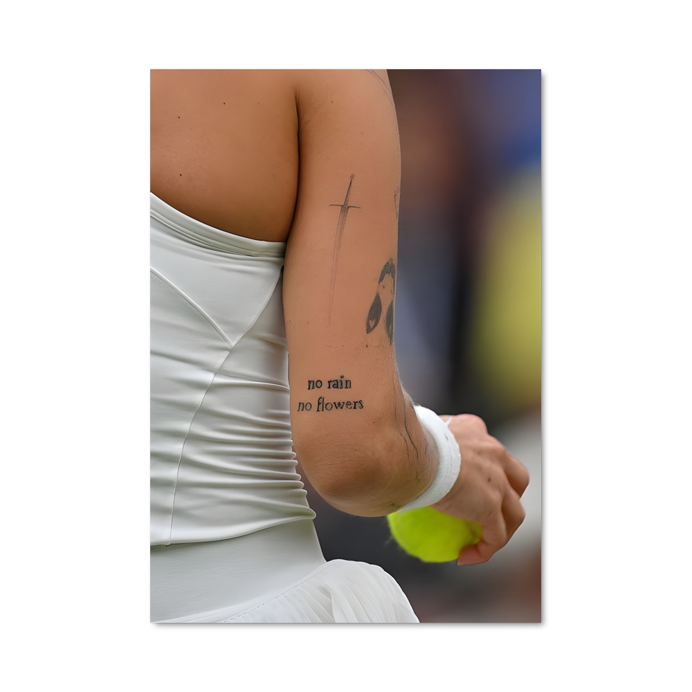 Poster Marketa vondrousova symbolique